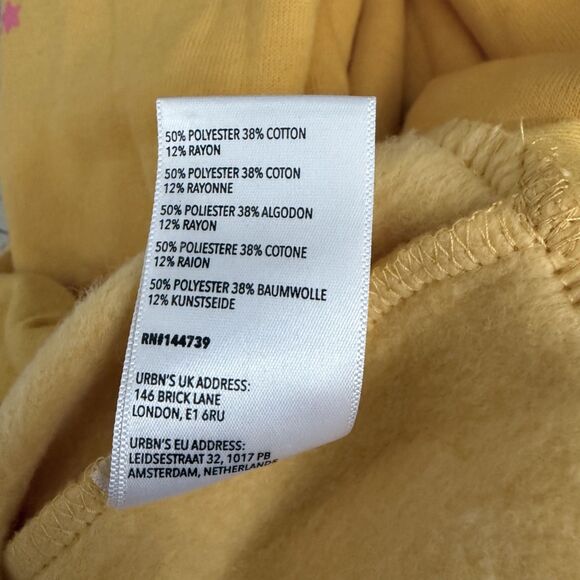 NWT Midnight Rider Anthropologie Small Yellow Carolita Zodiac Sweatshirt Gemini - Picture 7 of 8